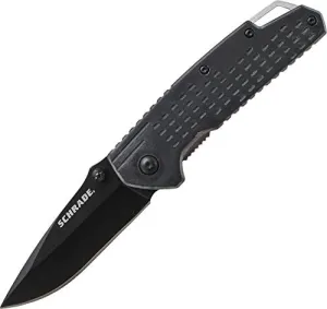 Schrade SCH219BK Linerlock Knife, Black