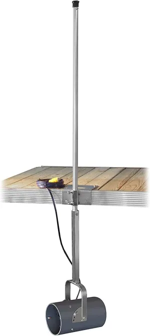Scott Aerator De-Icer for Lakes & Ponds | 1/2 Horse Power 115V Stainless Steel & Motor with 5 Years Warranty | 100 ft. Electric Corded Cable Included with Dock Mount Assembly | Made in USA