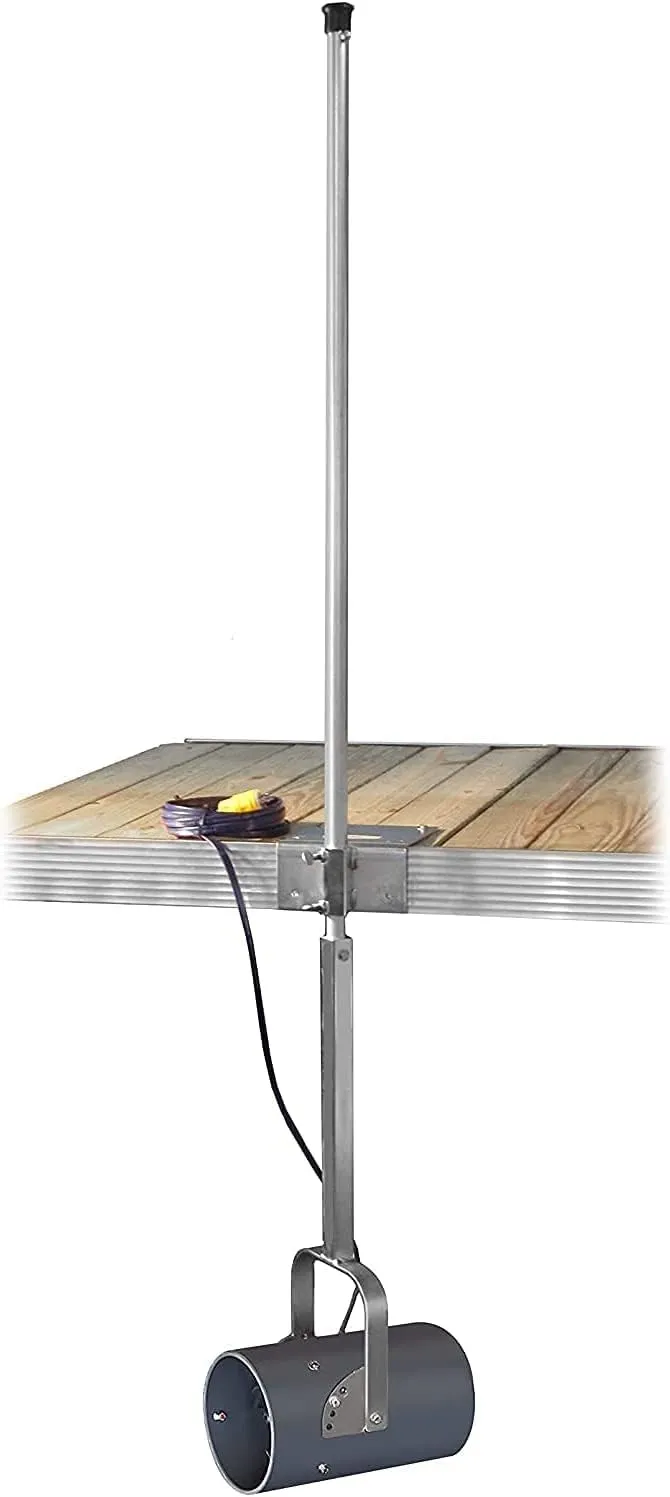 Scott Aerator De-Icer for Lakes & Ponds | 1/2 Horse Power 230V Stainless Steel | 100 ft. Electric Corded Cable Included with Dock Mount Assembly | Made in USA