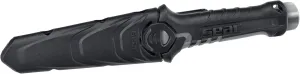 SEAC Rapid Daga, Safety Knife for Diving and Underwater Fishing, Stainless Steel, 4.13 inches, black