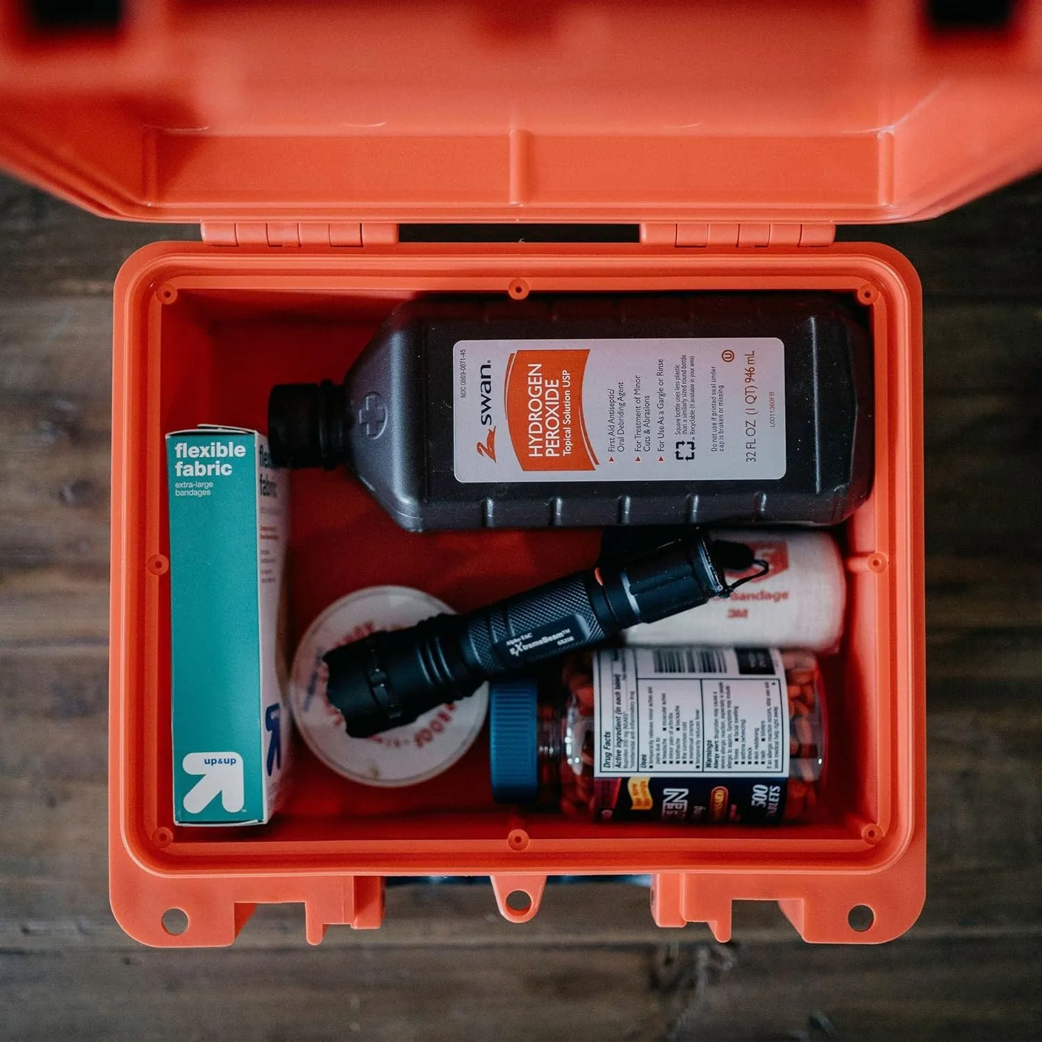 Seahorse SOLAS Orange High Visibility Hard Protective Case IP67 Waterproof/Impact Resistant/for Marine, Photography, Boating, First Aid Box, Tech Box, Emergency (SOLAS ORANGE - 120)
