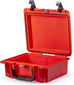Seahorse SOLAS Orange High Visibility Hard Protective Case IP67 Waterproof/Impact Resistant/for Marine, Photography, Boating, First Aid Box, Tech Box, Emergency (SOLAS ORANGE - 300)