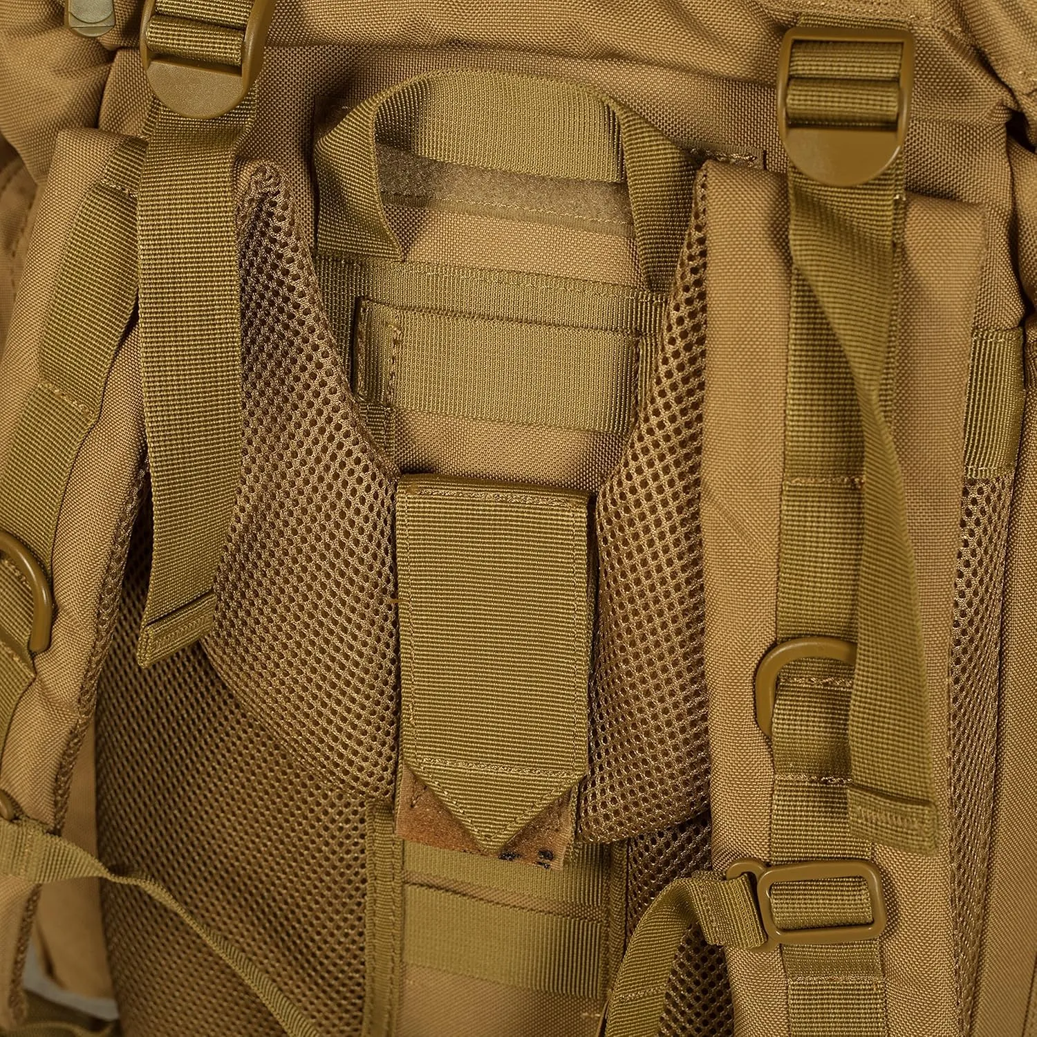 Seibertron 65L Internal-frame Waterproof Backpack Rain Cover Included Khaki