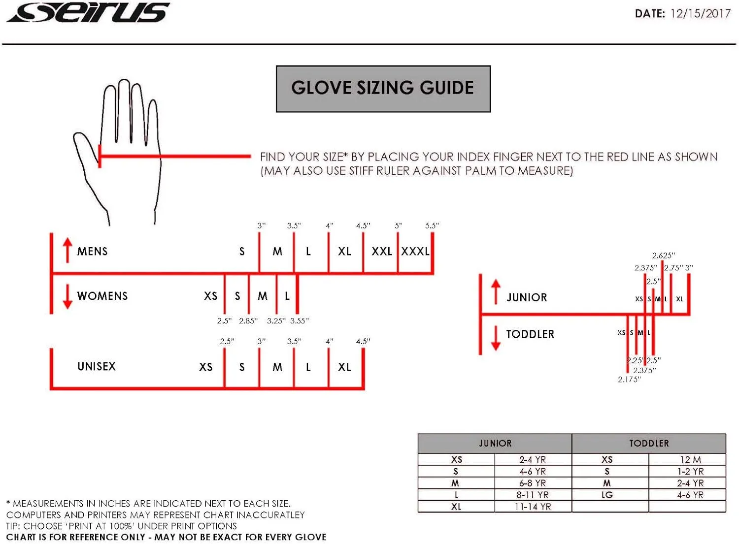 Seirus Innovation 8011 Xtreme All Weather Waterproof Glove - Form-fit Fleece Lined and 4-Way Stretch