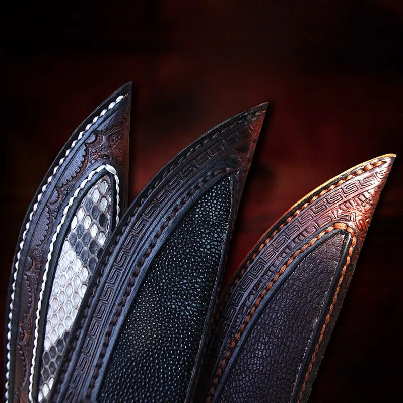 Shadow Blade Damascus Steel Outdoor Knife