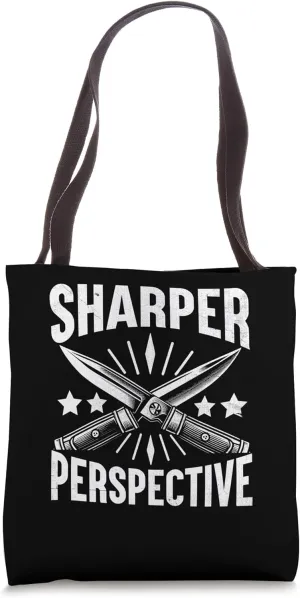Sharper Perspective Knives Collecting Knife Collector Blade Tote Bag