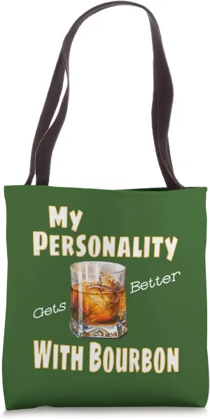 Sharper Wit With Every Sip - Bourbon Lover's Bliss Tote Bag