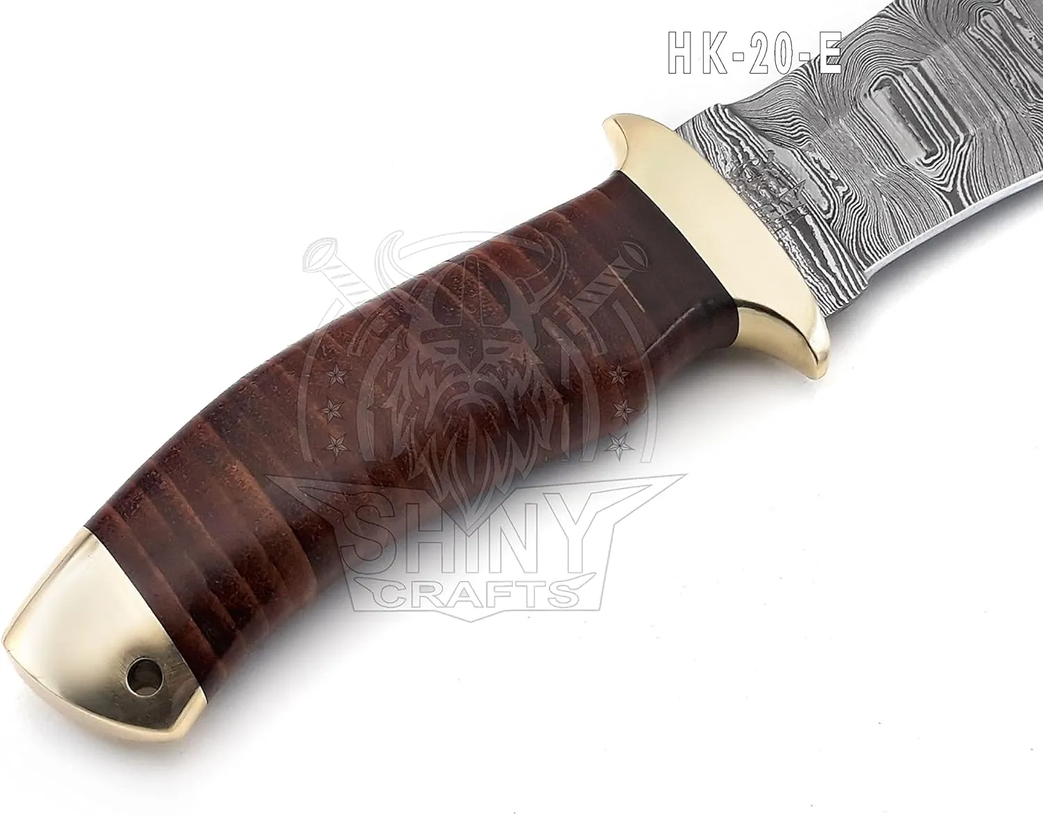 SHINY CRAFTS | 13" Large Handmade Forged Razorback Knife, Fixed Blade Knife, Full Tang Bowie Knife, Hunting Knife, Camping Knife, Knife with Premium Leather Sheath (HK-20-E)