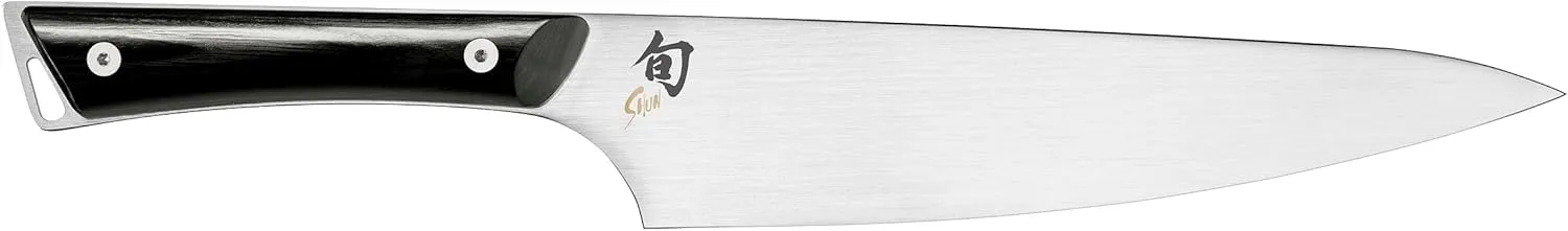 Shun Kazahana 8" Chef’s Knife, Handcrafted Japanese Kitchen Knife, AUS10A Stainless Steel Blade, Pakkawood Handle, Gyuto-Style Chef Tool for Professional and Home Chefs