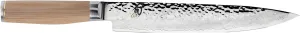 Shun Premier Blonde 9.5" Slicing Knife, Handcrafted Japanese Meat Slicing Knife, Long and Thin Blade, VG-MAX Core with Damascus Stainless Steel Cladding, Pakkawood Handle