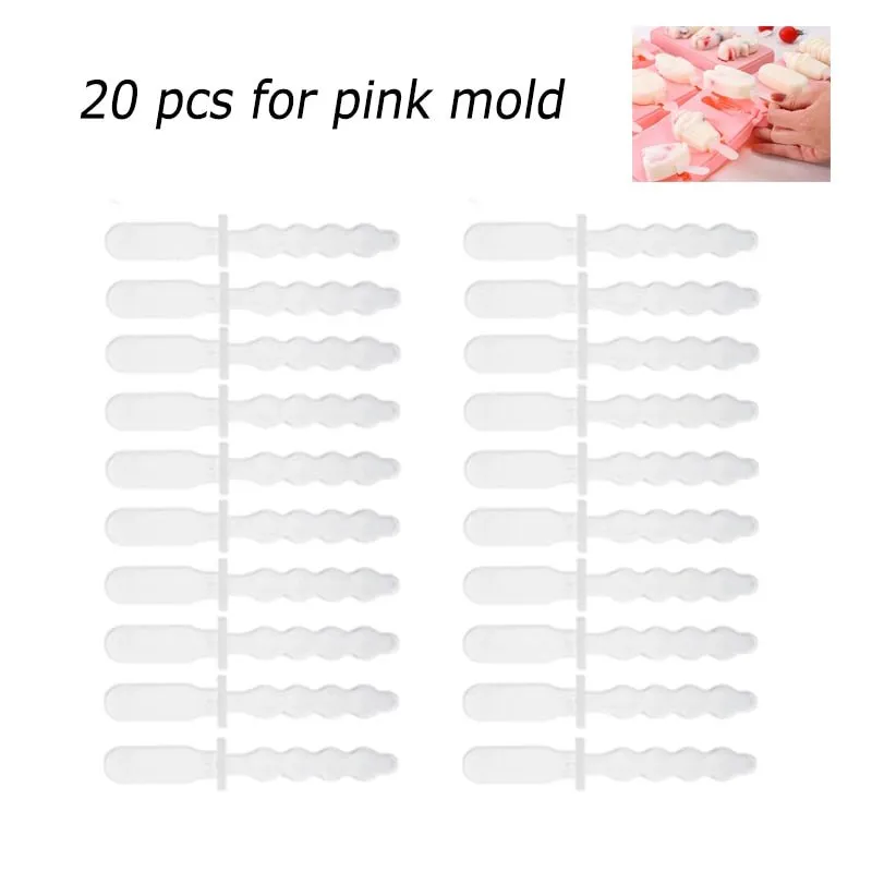 Silicone Cartoon Ice Cream Popsicle Molds - Durable, Easy-to-Use