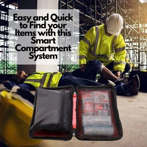 SmartKit® Emergency Medical Kit | 2 Sections - 100 Pcs