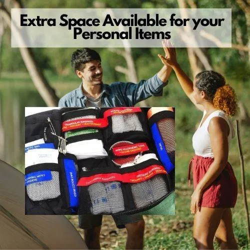SmartKit® Emergency Outdoor First Aid Kit | 4 Sections - 255 Pcs