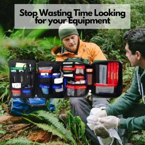 SmartKit® Emergency Outdoor First Aid Kit | 4 Sections - 255 Pcs