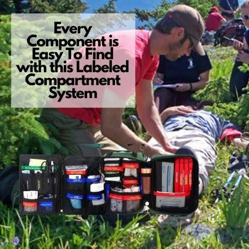 SmartKit® Emergency Outdoor First Aid Kit | 4 Sections - 255 Pcs