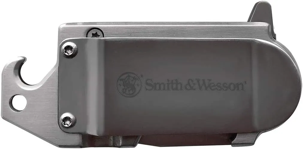 Smith & Wesson Benji 2.5in High Carbon S.S. Folding Keychain Knife with 1.75in Modified Tanto Blade and G10 Handle for Outdoor, Tactical, Survival and EDC