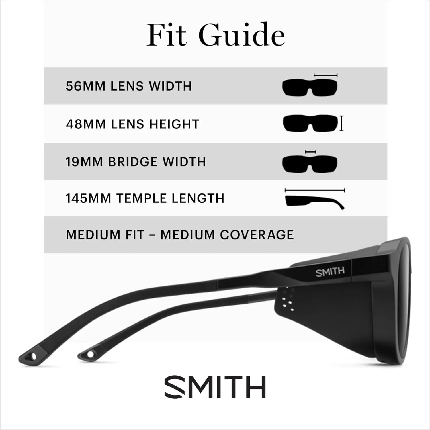 SMITH Optics Venture Sunglasses – Shield Lens Performance Sports Sunglasses for Skiing, Snowsports & More – For Men & Women