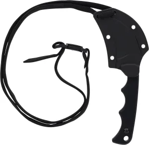 Smith&Wesson Accessories (8HT64) Smith & Wesson H.R.T Karambit Neck Knife 5.2 in Overall Length with 2 in Blade Length and Breakaway Lanyard,Black