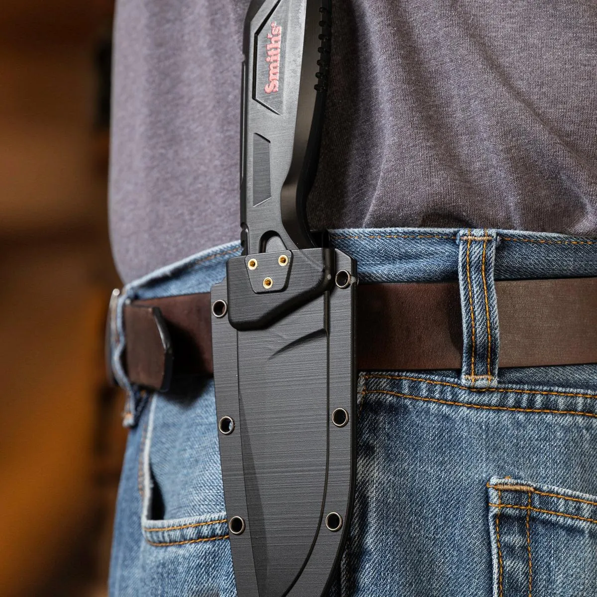 Smiths Fixed Blade Knife with sheath