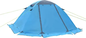 'Snow Skirt Winter Tent 2 Person Aluminum Pole Tent Mountaineering Snowfield Weight Backpack Four Seasons Tent''