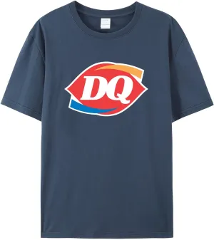 Soft Ice Cream Graphic Logo T-Shirt - Cute Fast Food Shirts for Men Women