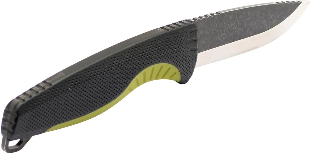 SOG Aegis FX Corrosion-Resistant Outdoor Survival Fixed Blade Knife | CRYO 4116 Krupps Steel | GRN Rubber Handle | UMS Sheath