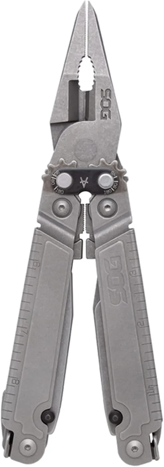 SOG PowerAccess Assist Full-Sized Well-Rounded Daily Use Multi-Tool One-Handed Assisted Opening 21 Tools