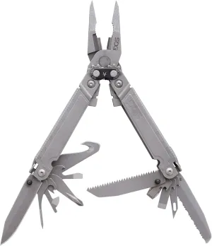 SOG PowerAccess Assist Full-Sized Well-Rounded Daily Use Multi-Tool One-Handed Assisted Opening 21 Tools