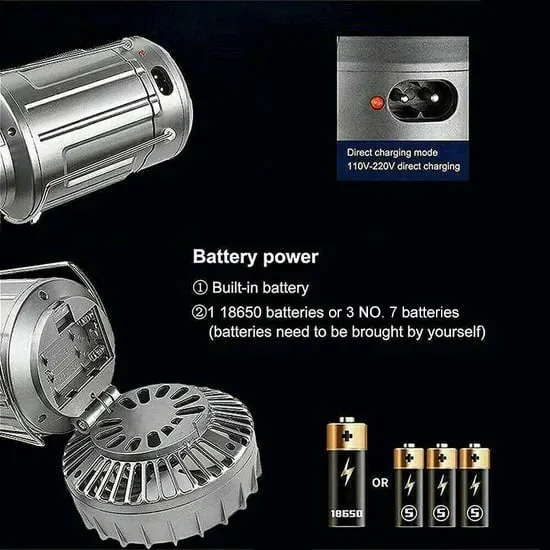 Solamp™ - 6 in 1 Portable Solar LED Camping Lamp