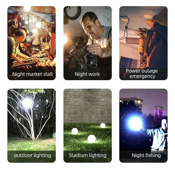 Solar Soccer LED Folding Light