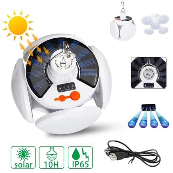 Solar Soccer LED Folding Light