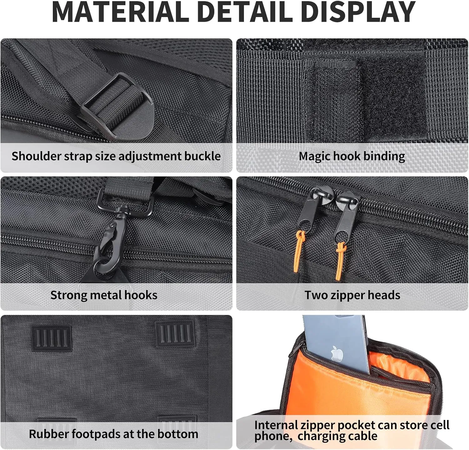 Speaker Bag Travel Case Replacement for JBL Party Box Series, Portable Speaker Carry Tote Bag Backpack for JBL PartyBox Club 120 Speaker (For JBL partybox 120 black)