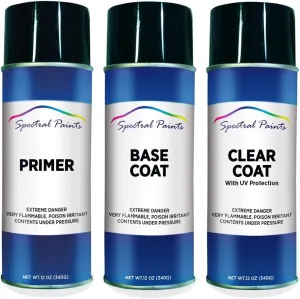 Spectral Paints Compatible/Replacement for Smart ECI Ice Shine - Aerosol Primer, Touch-Up Spray Paint & Clear