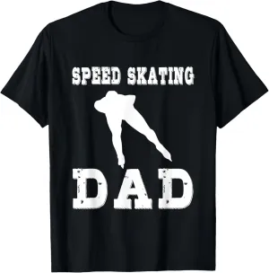 Speed Skating Dad Outfit Speed Skates Father's Day Men T-Shirt