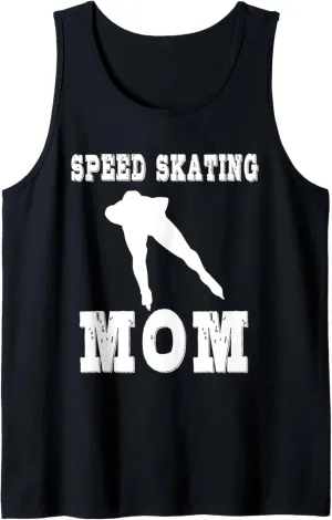 Speed Skating Mom Outfit Speed Skates Mother's Day Women Tank Top