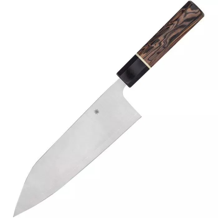 Spyderco Itamae Bunka Bocho Plain Edge 7.69" Premium Kitchen Knife (K18GPBNBK)