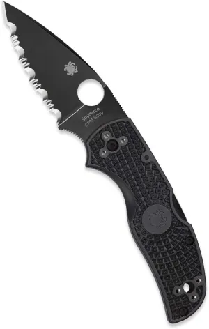 Spyderco Native 5 Lightweight Folding Knife, 3.1", Black