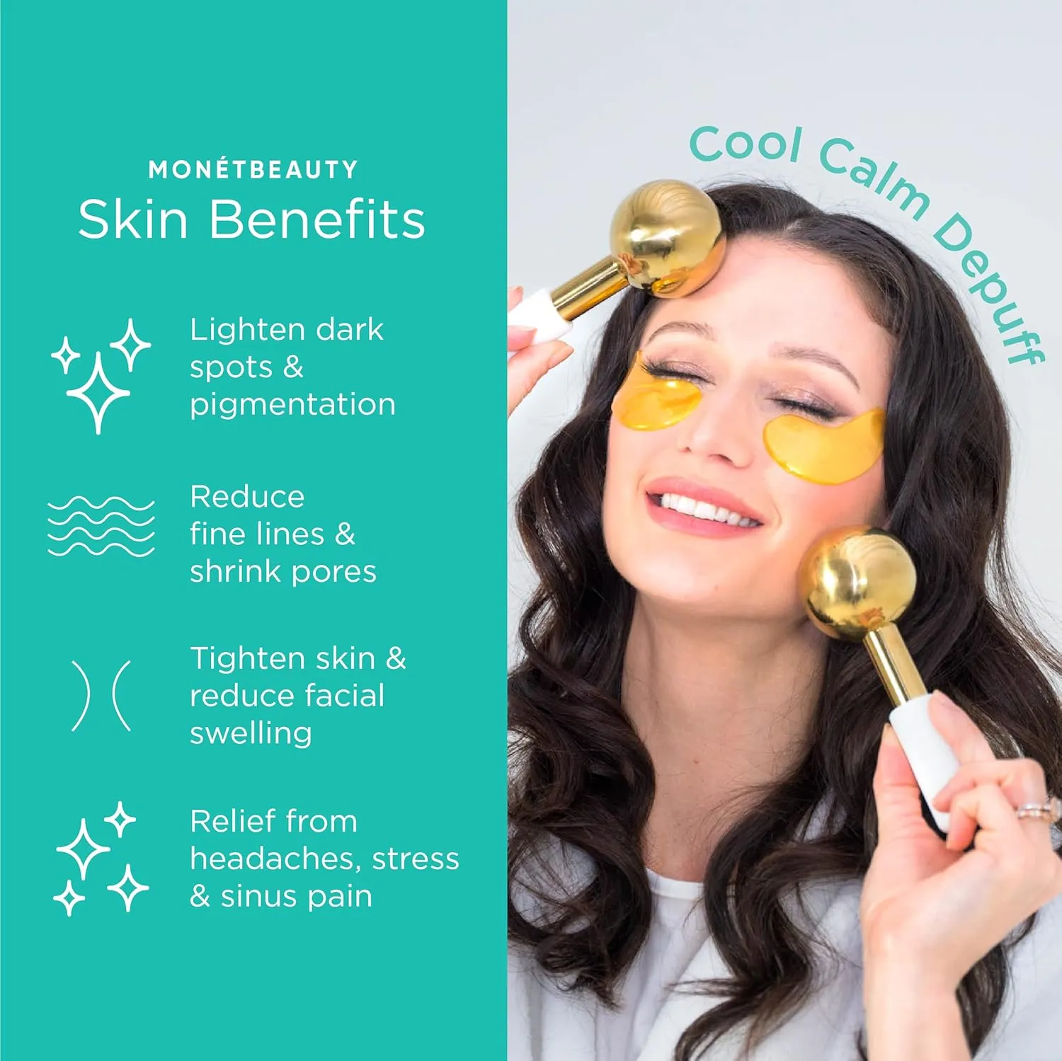 Stainless Steel Ice Globes for Facials (Silver), Durable Cryo Globes Instantly Reduce Puffiness, Tighten Pores and Sinus Relief, Face Globes for Facial Massages and Daily Beauty Routines