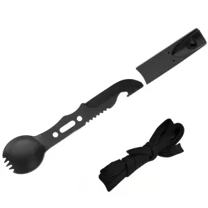 Stainless Steel Portable Multi-Function Camping Tableware Set