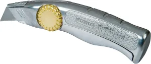 Stanley 0-10-818 Snap Off Knife "Pro" with fixed blade, Silver