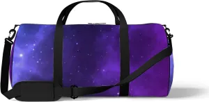 Starry Sky Realistic Nebula Shining Stars Sports Bag Tote Bag Waterproof Gym Bag with Shoulder Strap Zipper 2 Side Pockets for Men and Women, Travel and Storage Shoulder Bag.