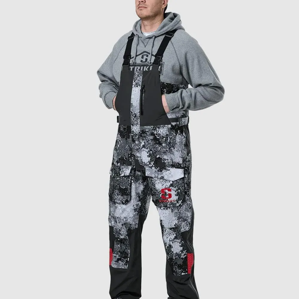 Striker Men's Adrenaline Durable Waterproof Breathable Outdoor Fishing Rain Bib with Reflective Elements