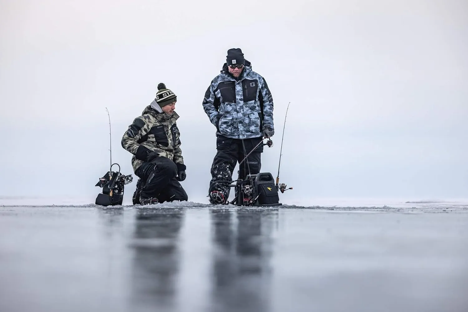 Striker Men’s Climate 3-in-1 Insulated, Waterproof Ice Fishing Jacket with Sureflote Flotation Technology