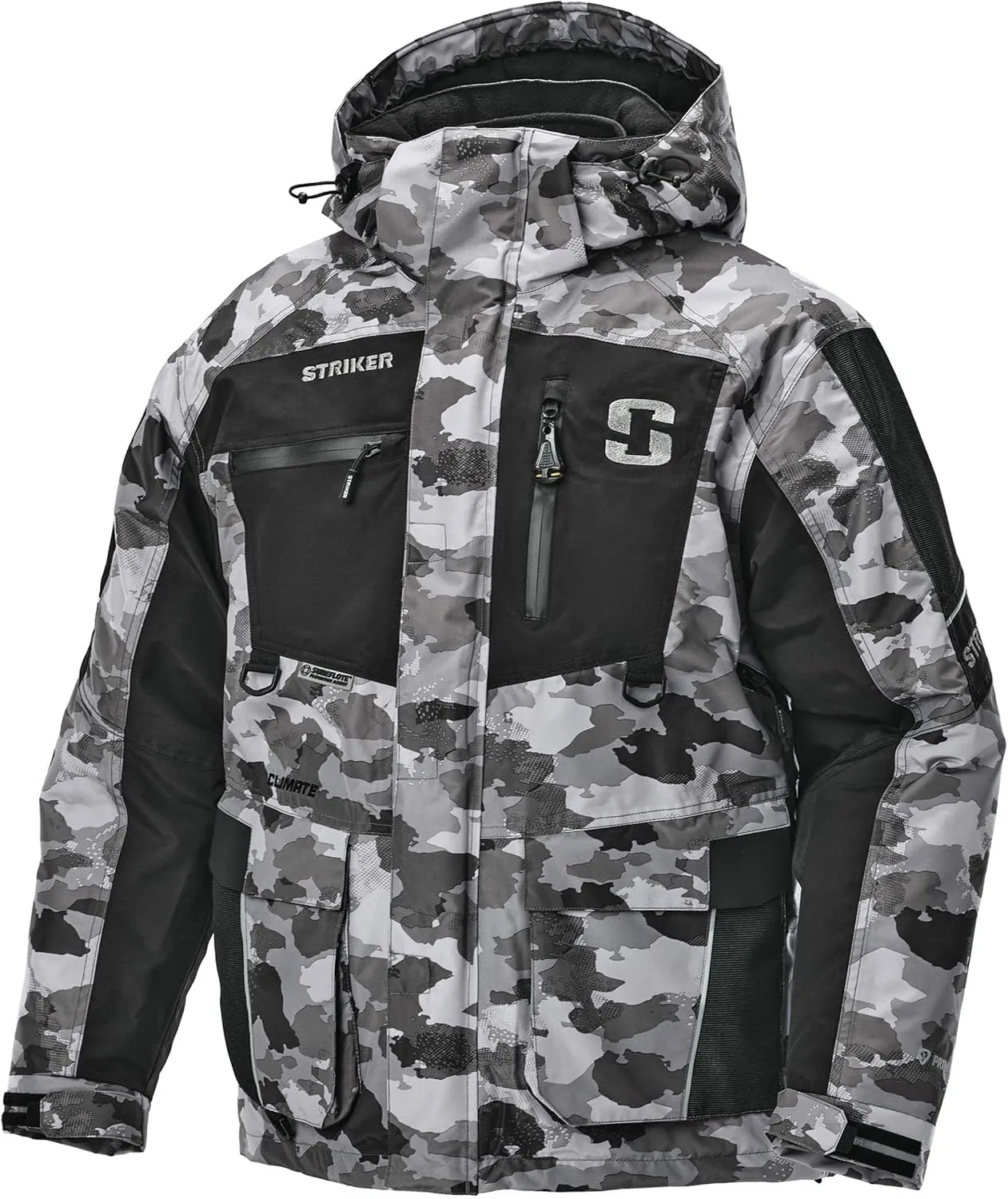 Striker Men’s Climate 3-in-1 Insulated, Waterproof Ice Fishing Jacket with Sureflote Flotation Technology