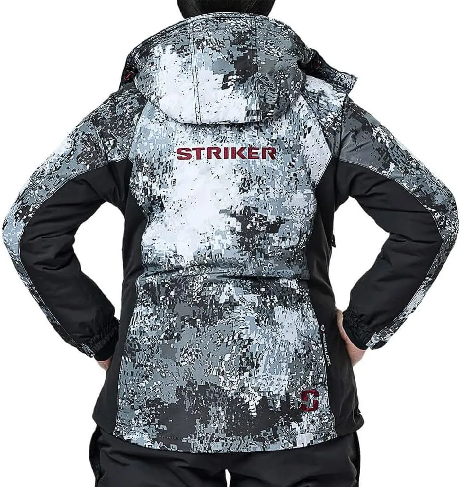 Striker Women's Stella Durable Windproof Water-Resistant Insulated Outdoor Ice Fishing Jacket with Removable Hood