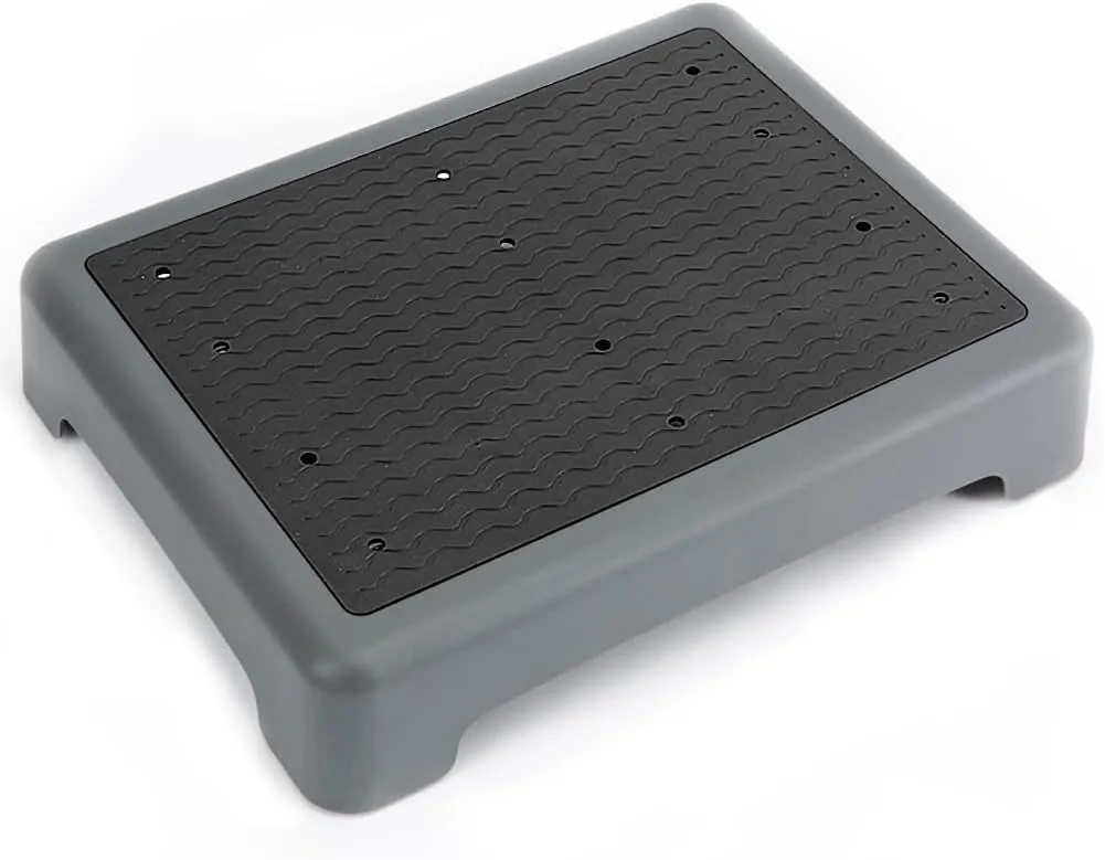 StrongTek One Step Stool, 3.4" Height Half Step with Non-Slip Surface, Wide Base, Supports 350 lbs, Mobility Step for Seniors and Adults, Ideal for Indoor and Outdoor Entryways, Patios, and Bathrooms