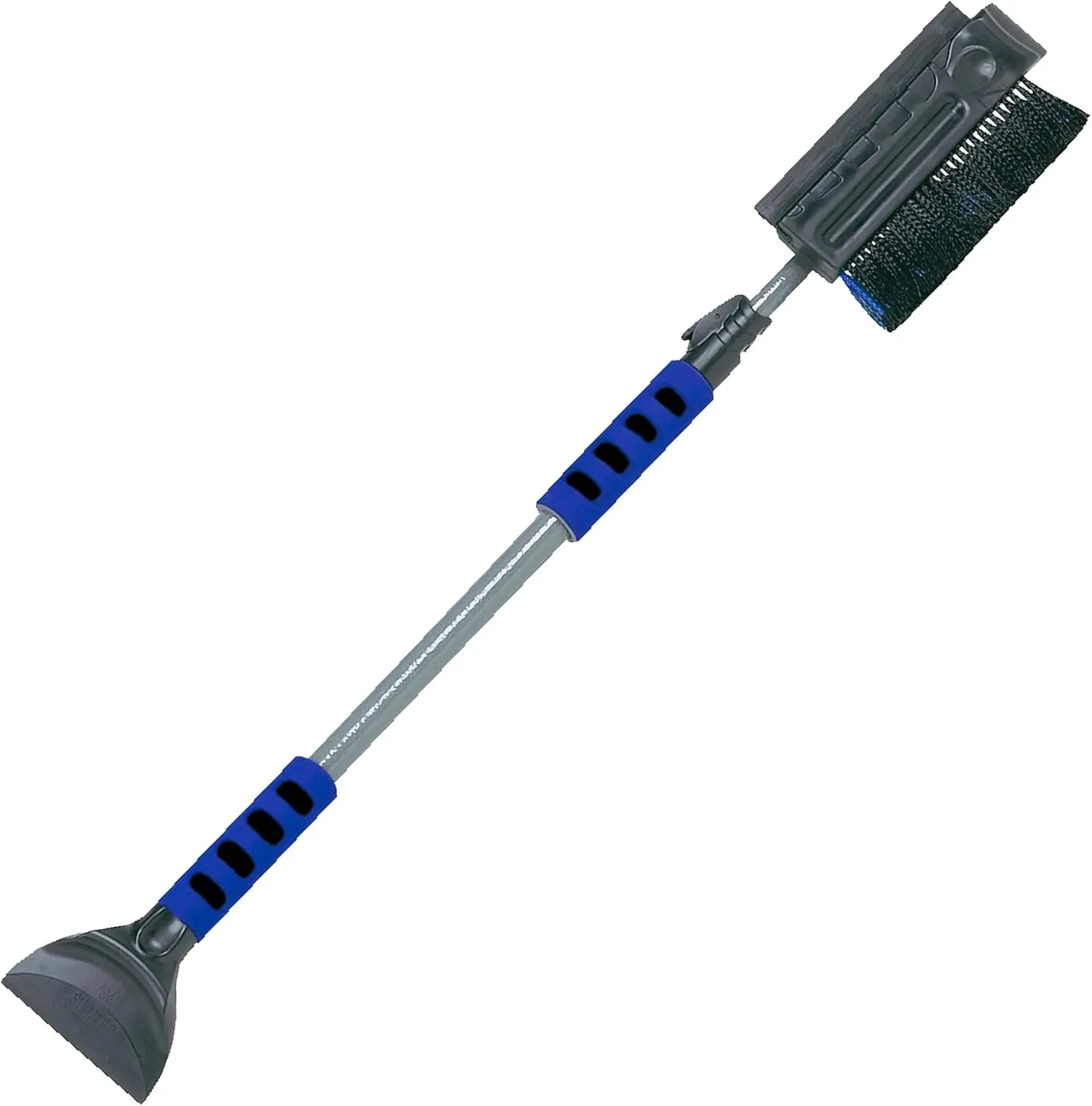 SubZero 16619 51" Ice Crusher Dual Head Pivoting Snowbroom and Squeegee with Integrated Ice Scraper
