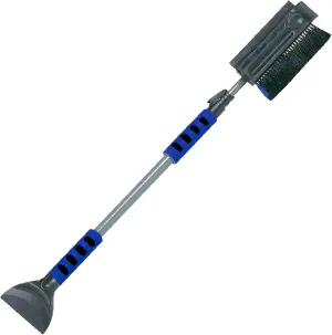SubZero 16619 51" Ice Crusher Dual Head Pivoting Snowbroom and Squeegee with Integrated Ice Scraper