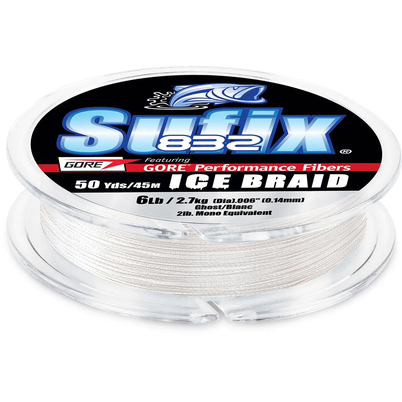 SUFIX 832 Ice Braid LINE 50 YDS