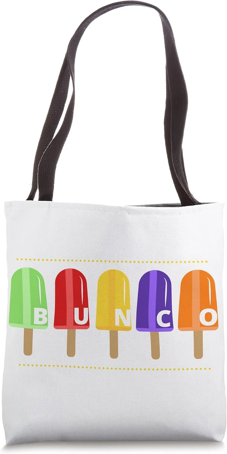 Summer Bunco Ice Cream Popsicle Ice Lolly Tote Bag